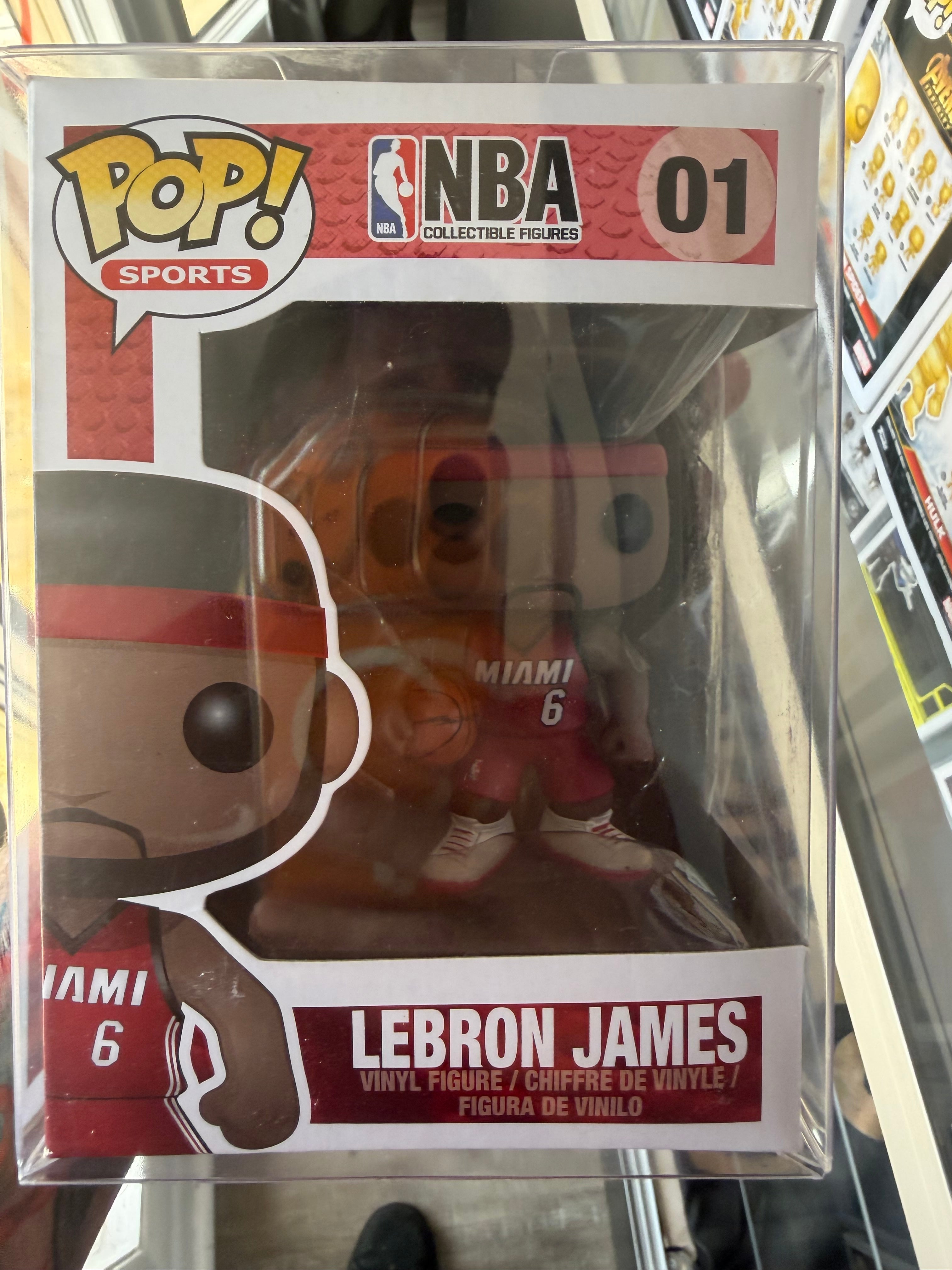 Funko Pop! Sports NBA: LeBron James (Miami Heat) #01