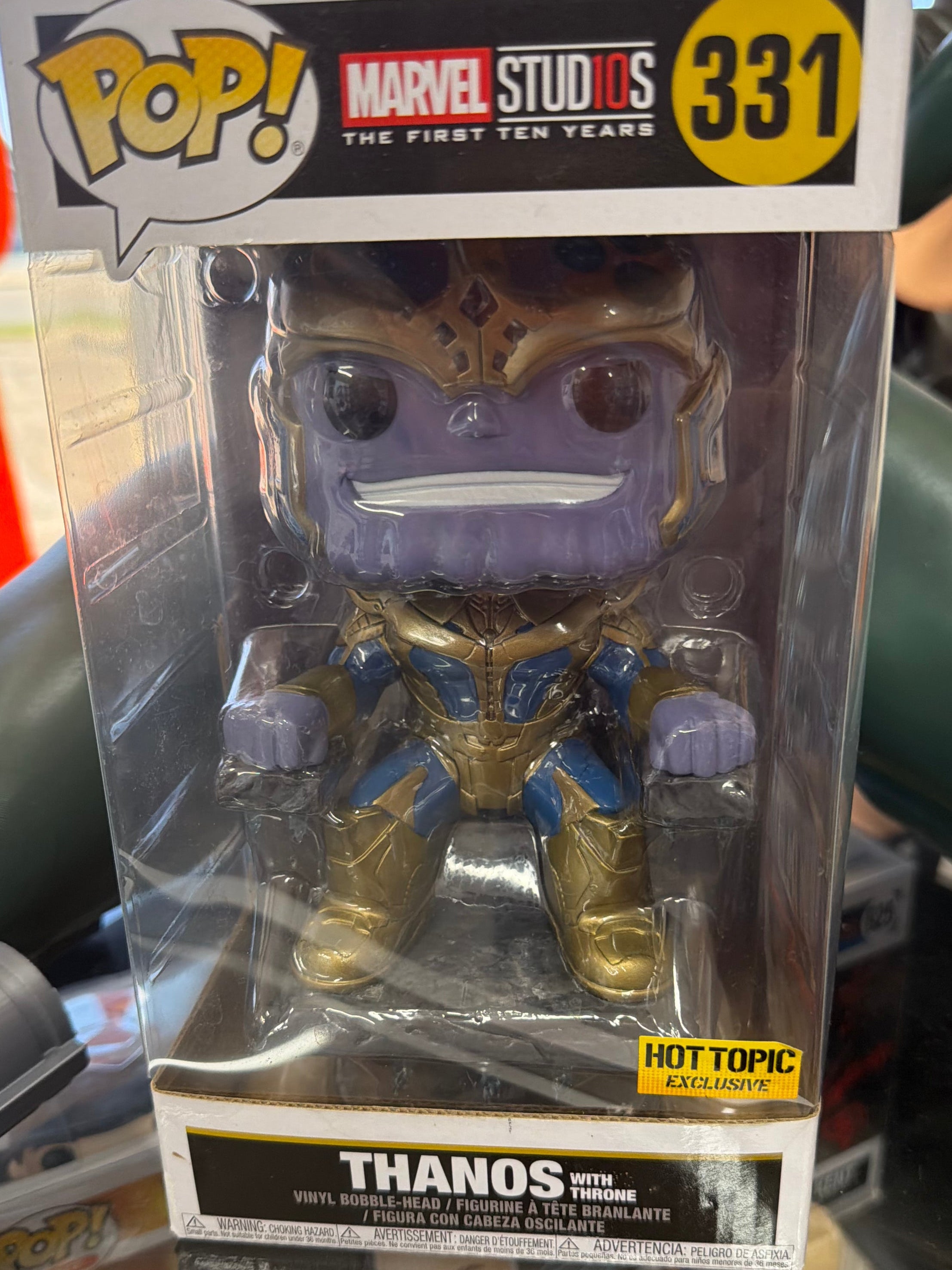 Funko Pop! Marvel Studios Thanos with Throne #331 Hot Topic Exclusive