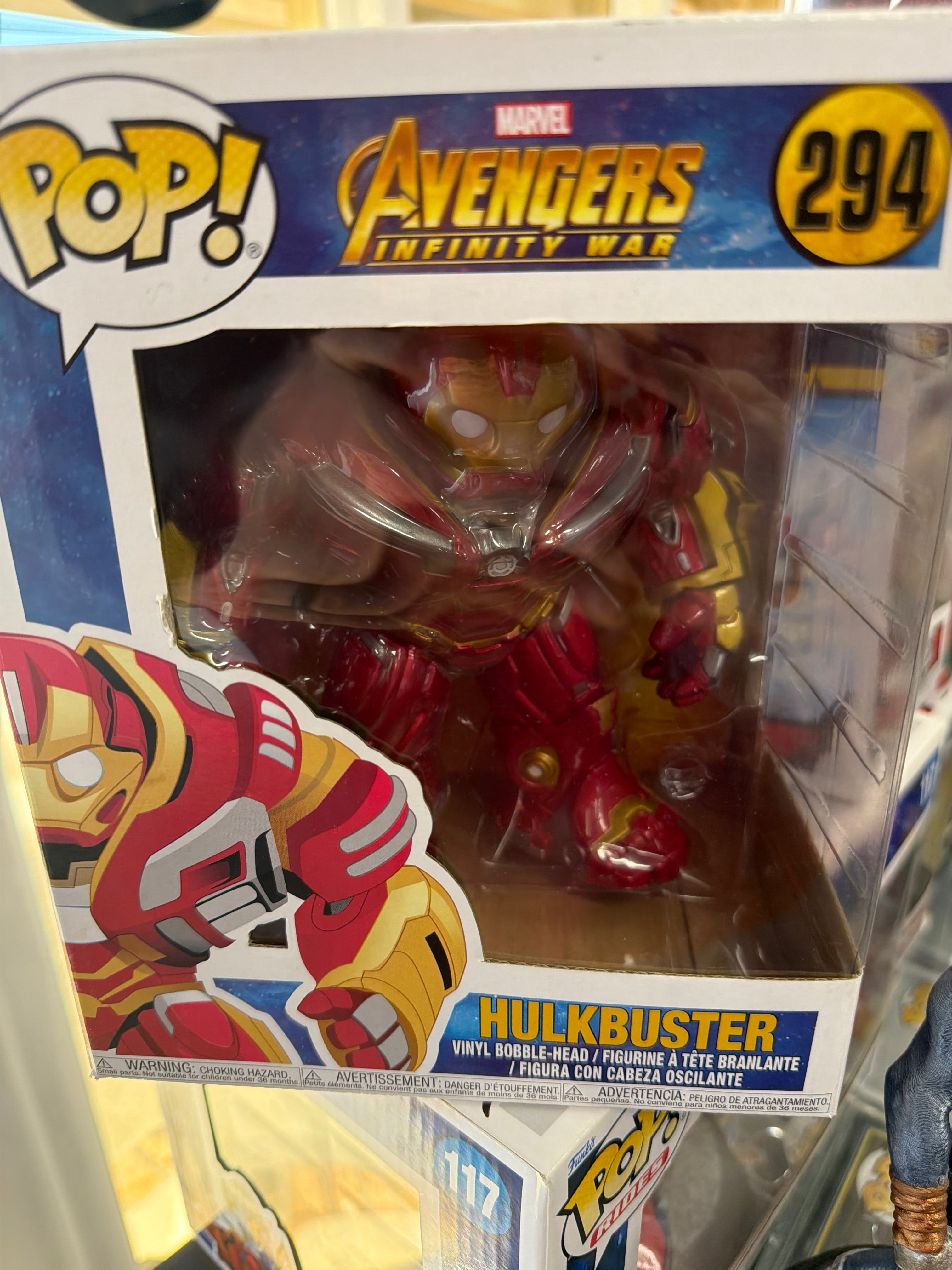 Funko Pop! Marvel Avengers Infinity War Hulkbuster #294