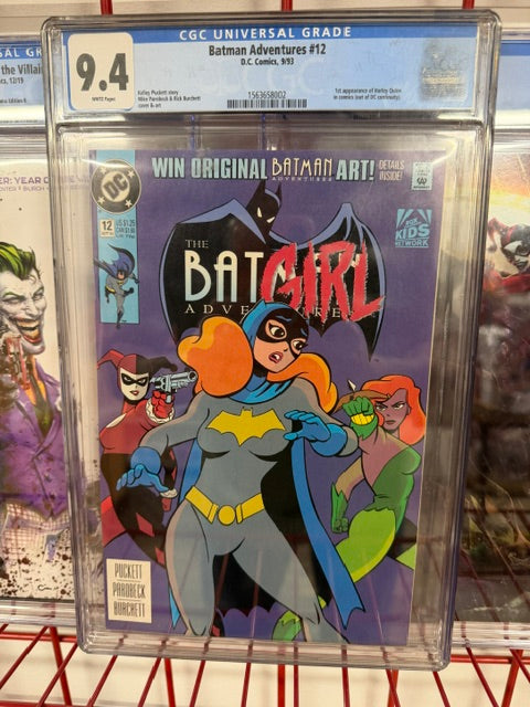 Batman Adventures #12 CGC 9.4 - 1st Appearance of Harley Quinn in Comics (White Pages)
