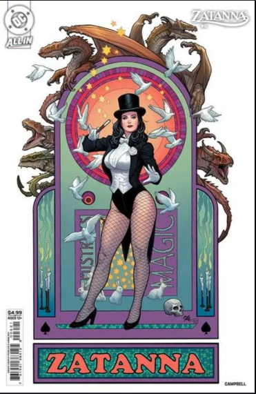 Zatanna #6 (DC Comics) - All In - Campbell Cover