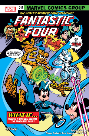 Fantastic Four #5 What If Disney Homage Cover