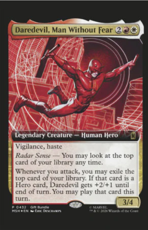 Daredevil #4 D Eric Deschamps Magic The Gathering Variant Cover
