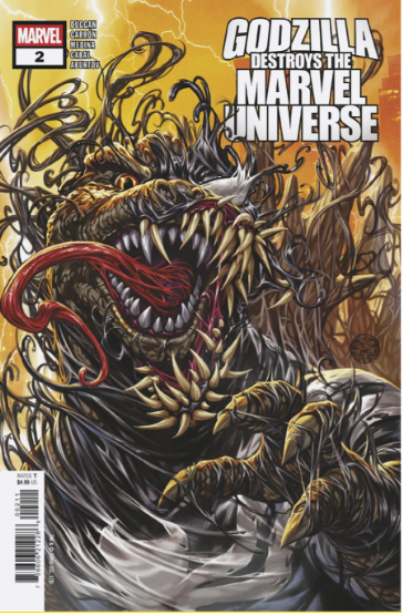 Godzilla Destroys the Marvel Universe #2