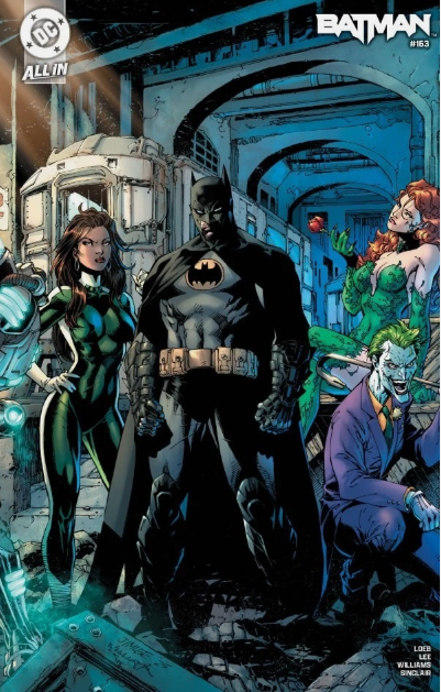 Batman #163 CVR E Jim Lee Batman Connecting Gatefold Variant