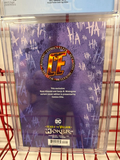 Joker: Year of the Villain #1 CGC 9.8 - Comics Elite Easter Egg Edition (Ryan Kincaid & Sanju R. Nivangune Variant)