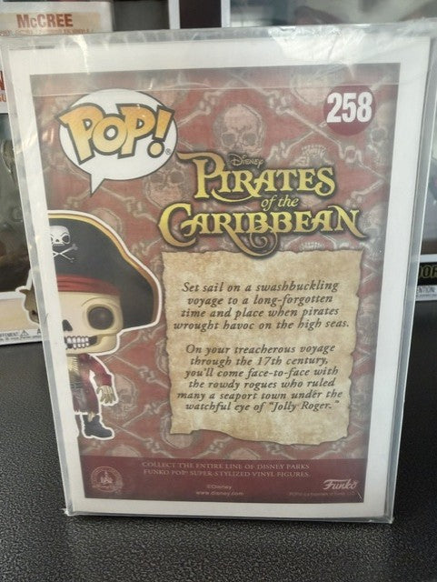 Funko Pop! Pirates of the Caribbean - Jolly Roger #258 (Glow in the Dark SDCC)