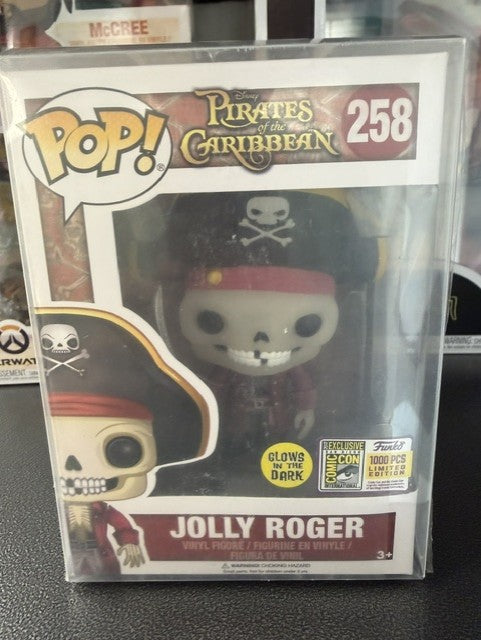 Funko Pop! Pirates of the Caribbean - Jolly Roger #258 (Glow in the Dark SDCC)